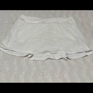 White lululemon tennis skirt